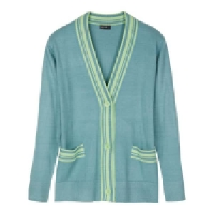 Damen-Strickjacke mit Kontraststreifen 7.99 €