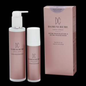 Damencreme Intim Pflegecreme & Waschlotion Set