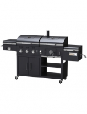 Hagebau  Holzkohle- und Gasgrill »Ottawa All-in-One«, 3 Brenner, Grillfläche: 5