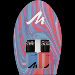 Manhattan Last & Shine Nail Polish Fb. 950 Feelin Fly + Fb. 420 Coral Glow