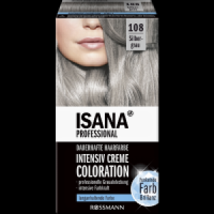 Rossmann Isana Professional Intensiv Creme Coloration 108 Silbergrau