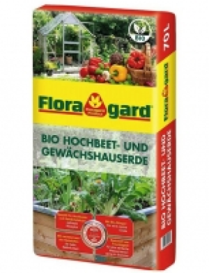 Hochbeet- und Gewächshauserde, Bio-Spezialerde, Torfreduziert, im Sack