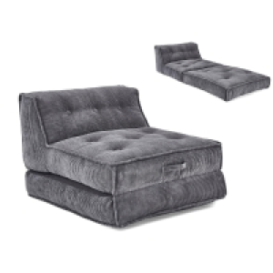 XXL-Relaxsessel - grau - Kord - mit Liegefunktion 299.00 €