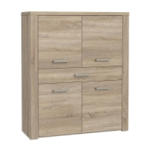 Roller  Highboard - Sonoma Eiche - 116 cm breit