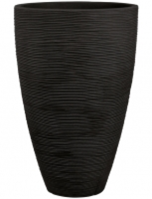 Blumentopf »Rillen«, ØxH: 40 x 60 cm, anthrazit