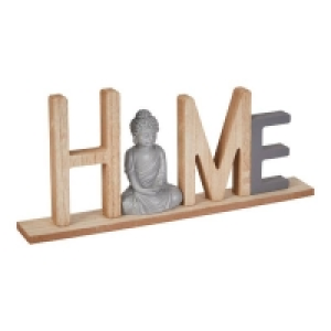 NKD  Deko-Schriftzug mit Buddha-Figur, ca. 37,5x4,5x16cm