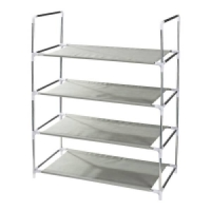 Schuhregal mit 4 Fächern, ca. 59x28x66cm 5.09 €
