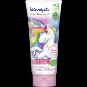 Tetesept Kinder Duschspaß 2in1 Dusche & Shampoo Mein Einhorn