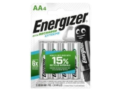 Energizer NiMH Akkumulator Extreme, Mignon AA Batterie, 2300 mAh, vor 6.49 €