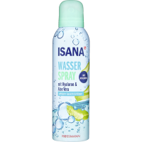 Rossmann Isana Wasserspray mit Hyaluron & Aloe Vera