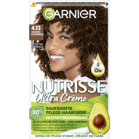 Rossmann Garnier Nutrisse Ultra Creme Dauerhafte Pflege-Haarfarbe 4.13 Leuchtendes Kastanienbrau