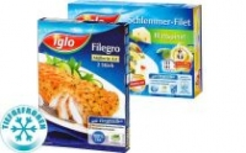 iglo Schlemmer-Filet oder Filegro 1.88 €