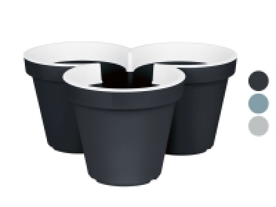 PARKSIDE® Pflanztopf, Kunststoff, 3-teilig, stapelbar 9.99 €