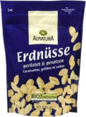 Erdn&uuml;sse ger&ouml;stet und gesalzen 1.99&nbsp;&euro;