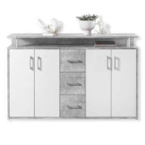 Roller  Sideboard - Beton-weiß - 139 cm