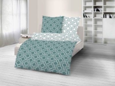 Dobnig Mako-Satin Bettwäsche »Seile«, Grün 22.99 €