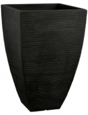 Blumentopf »Rillen«, Kunststoff/Polyethylen (PE), anthrazit, eckig 34.99 €