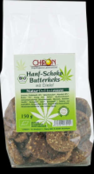 Ebl Naturkost  Chiron Hanf-Schoko Butterkeks mit Dinkel