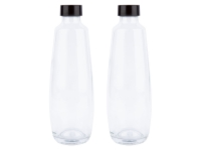 Lidl Sodastream SodaStream Ersatzflaschen 2er-Set, 1 l, für DUO Sprudler, Glas