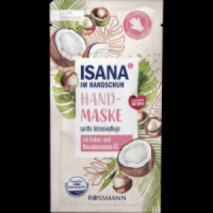 Rossmann Isana Handmaske mit Kokos- und Macadamianuss-Öl