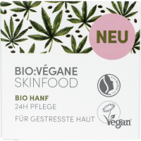 Rossmann Bio:végane Skinfood Bio Hanf 24h Pflege