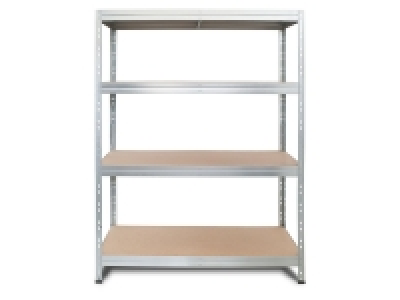 Lidl Ar Shelving AR SHELVING Rivet Steckregal mit 4 Böden, 180x120xx45, Stecksystem, ve