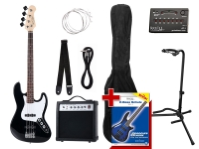 Lidl Rocktile Rocktile Groovers Pack JB E-Bass Set II Black