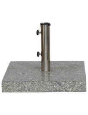 Schirmständer, Edelstahl/Granit, Rohrdurchmesser: 25 - 48 mm