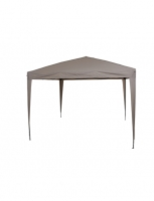 Hagebau  Pavillon »Starter«, Spitzdach, rechteckig, taupe, (BxT): 300 x 300 cm