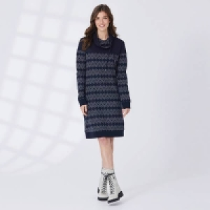 Damen-Sweatkleid mit Zickzack-Muster 9.99 €