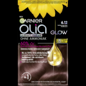 Garnier Olia Glow Dauerhafte Haarfarbe 6.12 Schimmerndes Hellbraun