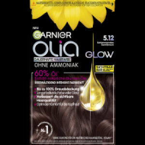 Garnier Olia Glow Dauerhafte Haarfarbe 5.12 Schimmerndes Samtbraun