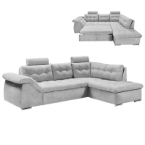 Ecksofa - silver - mit Funktion - verschiedene Ausführungen