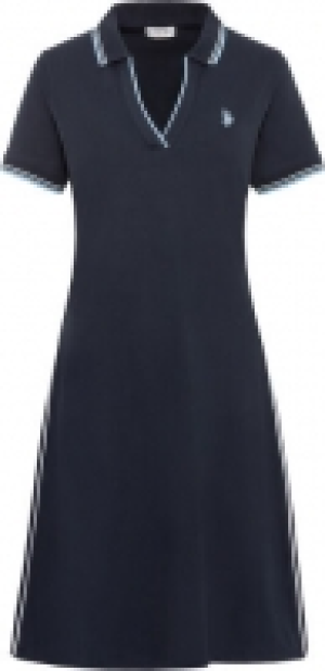 U.S. Polo Assn. Polo-Kleid, Logo-Stickerei, knielang, für Damen
