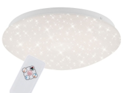 Briloner LED Deckenleuchte mit Sternendekor, dimmbar, RGBWFarbwechsel, 29.95 €