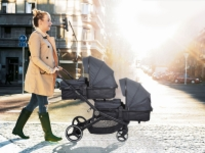 Lidl Babygo BabyGO Geschwister-Kinderwagen »Twiner«, mit Babywannen und Sportsitze