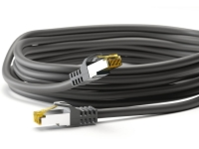 Goobay CAT 6A Netzwerkkabel mit CAT 7 Rohkabel (RJ45), 3 m, schwarz 4.49 €
