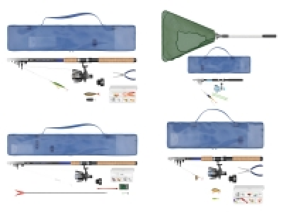 CRIVIT® Angelcombo, fertig montiert und bespult