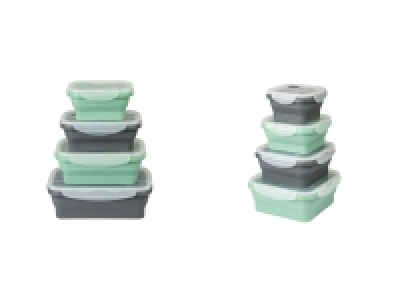 ERNESTO® Frischhaltedosen, faltbar, 4-teilig 9.99 €