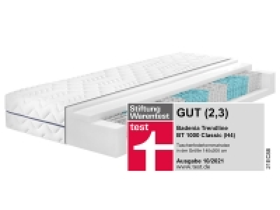 BADENIA TRENDLINE 7-Zonen-Taschenfederkern-Matratze »BT 1000 Classic«,
