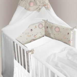 Roller  2-teiliges Bettset - Nestchen mit Himmel - taupe