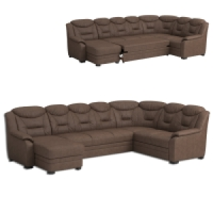 Wohnlandschaft - braun - Liegefunktion und Staukasten 1,299.00 €