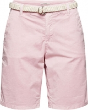 ESPRIT Shorts, Flechtgürtel, Stretch, für Damen