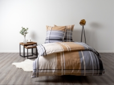 Setex Feinbiber Bettwäsche »Squares«, Sand 19.99 €