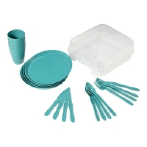 Geschirr-Set aus Kunststoff, 21-teilig 5.59 €