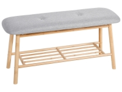 axentia Sitzbank mit Polsterung, Bambus, naturfarben, 90x30x45 cm 39.03 €