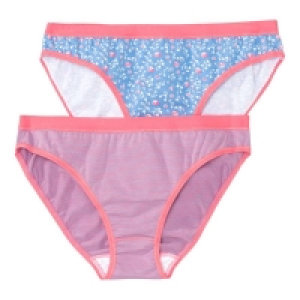 Damen-Minislip mit Kontrast-Einfassband, 2er-Pack 8.99 €