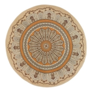 Teppich aus reiner Baumwolle, Ø ca. 100cm 11.19 €