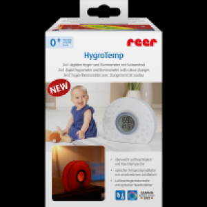 Rossmann Reer HygroTemp - 2in1 digitales Hygro- und Thermometer mit Farbwechsel