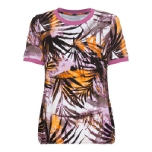 Damen-T-Shirt mit Kontrast-Rippband 6.99 €